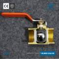 Female Thread Steel Long Handle Brass Ball Valve